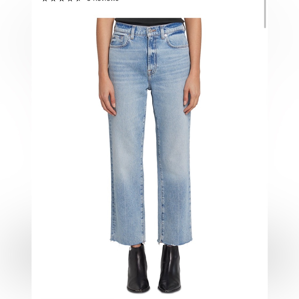 7 for all man kind denim Logan stovepipe jeans size 28